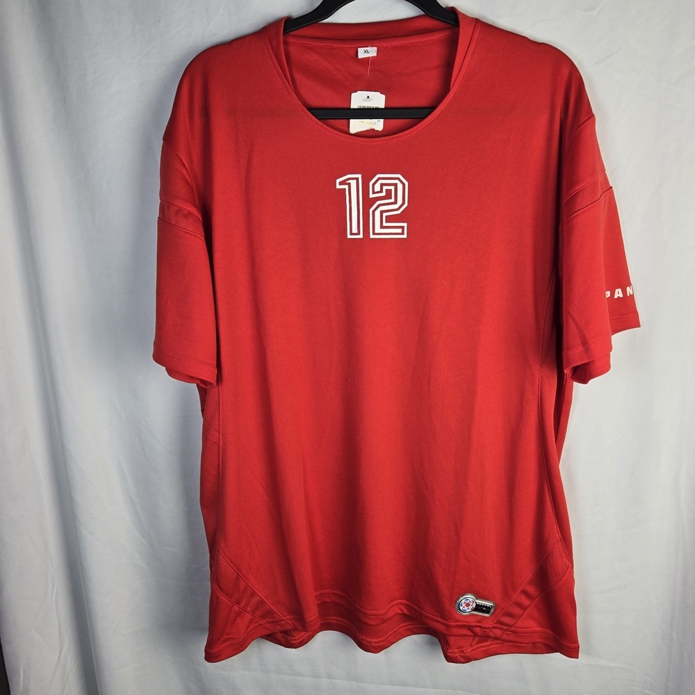 LA DOCE PANAMA 12 Soccer Futbal Jersey Red XL Fan National Team Practice
